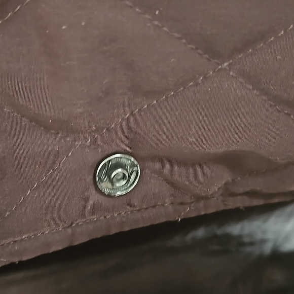 Avenue Quilted  Jacket Sz 26/28 Brown Pre-owned - Picture 7 of 12